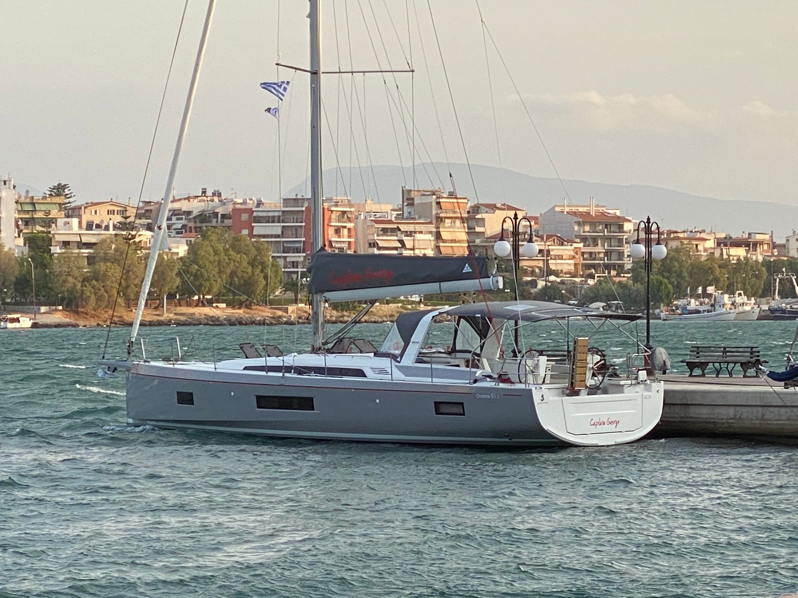 Captain George Beneteau Oceanis 51.1 sailing