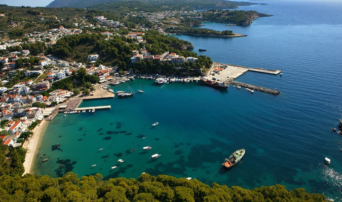 Alonissos Patitiri - Scenic port town and marine park gateway